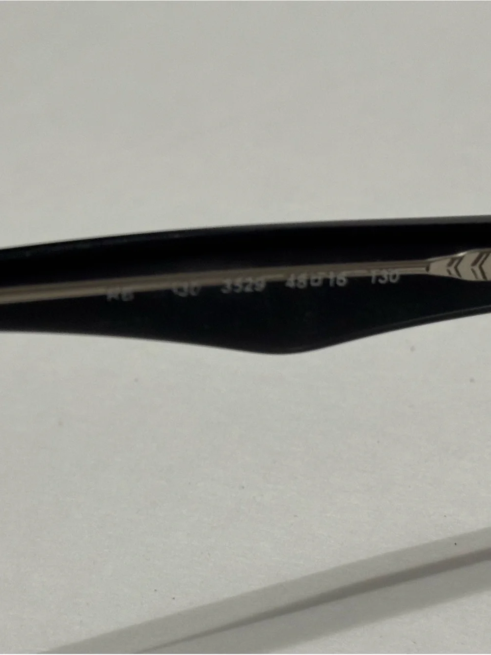 Ray-Ban RB1530 3529 Black on Transparent Eyeglasses Frame 46-16